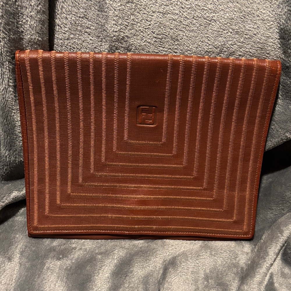 Vintage Fendi portfolio bag